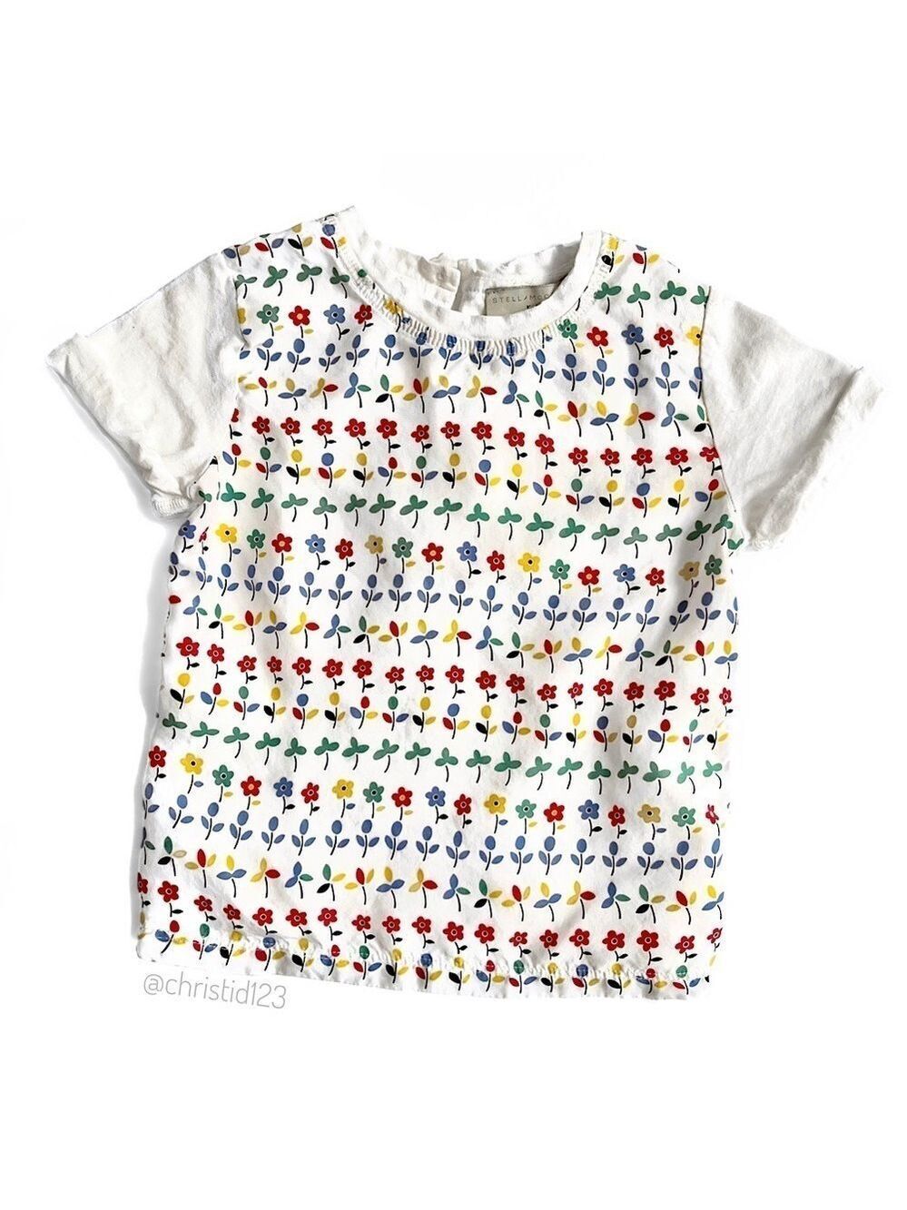Stella McCartney Kids Floral Tee